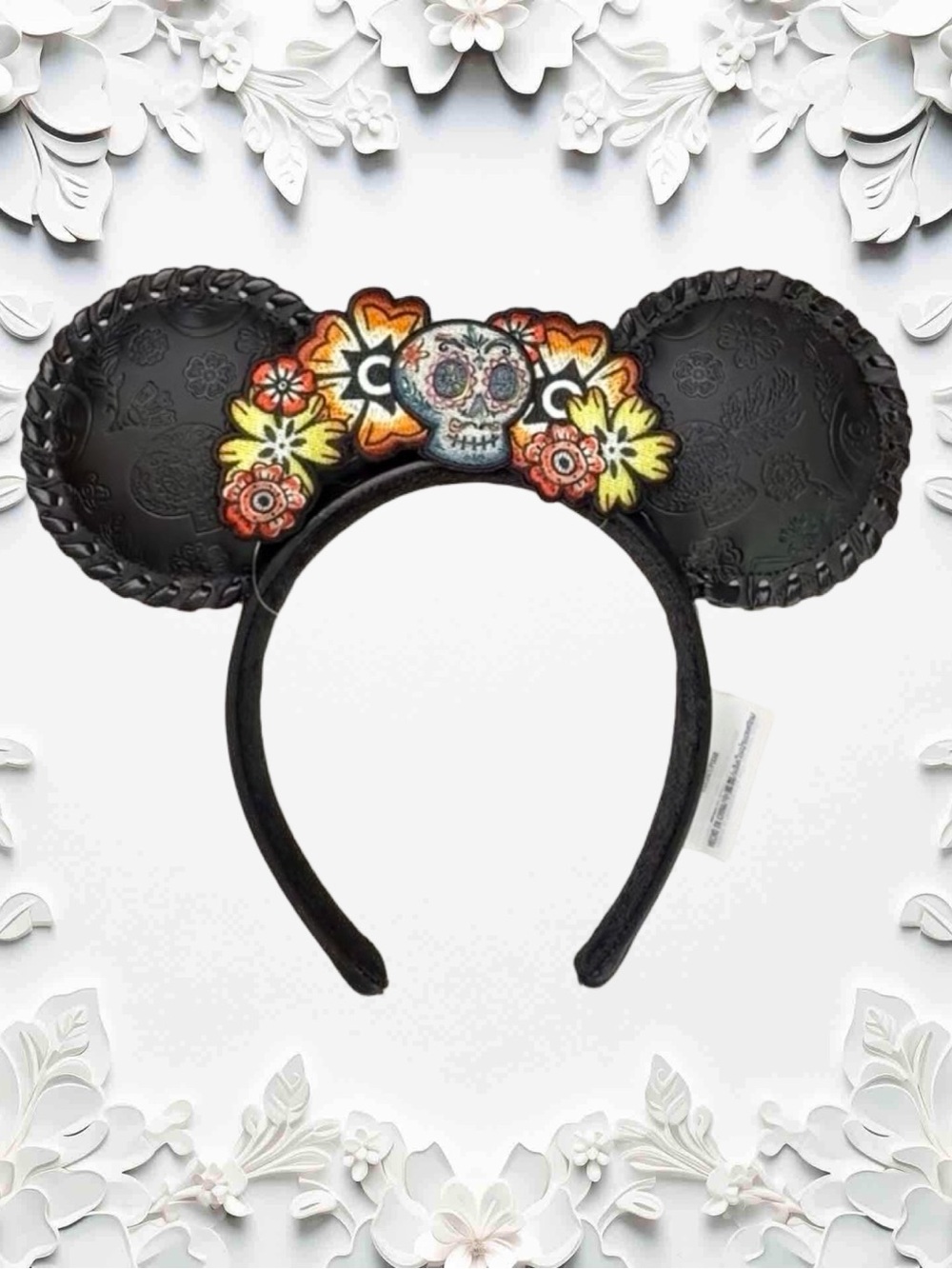 NWT Disney Pixar Coco Dia de los Muertos Sugar Skull Minnie Ears Discontinued 💀
